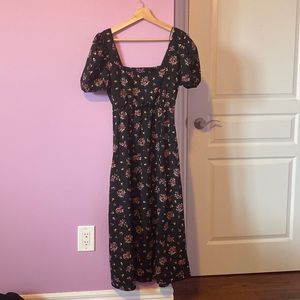 Black Floral Dress